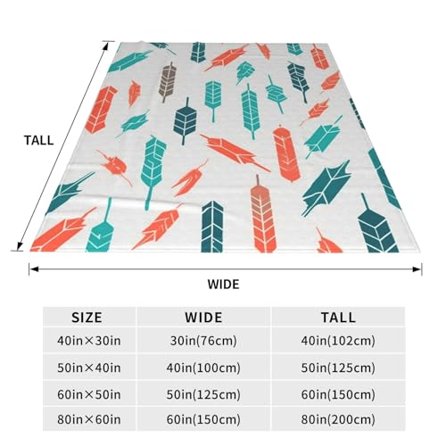 Couverture pour canapé flanelle douce imprimé flèches pour vos soirées cocooning au salon