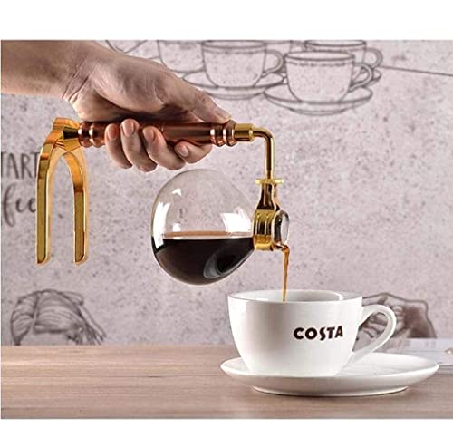 LIBAXY Máquina de café Nuevo Sifón Cafetera Tetera Sifón Olla Máquina de café al vacío Máquina de café de Vidrio Filtro… - Imagen 5