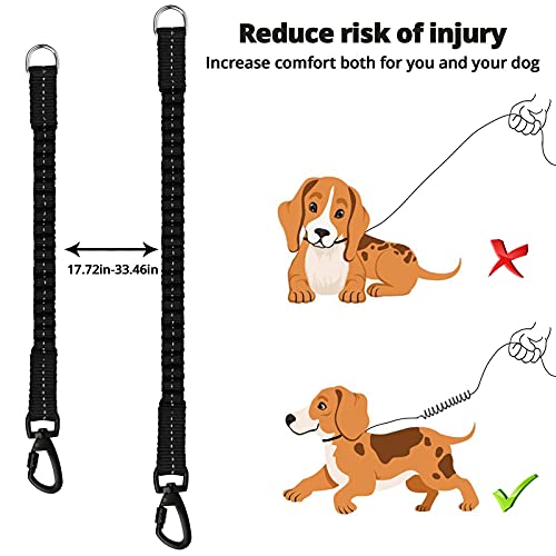 Dog Leash - 3/4/5/6/10/15/20/30/50/100/150Ft Heavy Duty Leash With Swivel Lockable Hook And,Reflective Threads Bungee Dog Leash Comfortable Padded Handle For Walking For Small Medium Large Dog #TOP4