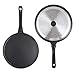 SKITCHN Crepe Pan - Nonstick Dosa Pan for Roti, Indian, Pancake Griddle - Induction Compatible, Tortilla Comal - 11IN
