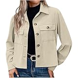 Saklifuo Sobrecamisa corta para mujer, L