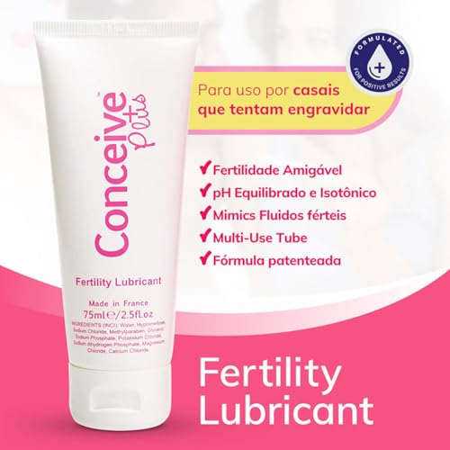 Conceive Plus Lubrificante para Fertilidade - Tubo 75 ml