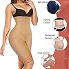Nebility-Women-Waist-Trainer-Shapewear-Zipper-Hook-Body-Shaper-Shorts-High-Waist-Butt-Lifter-Comfort-Thigh-Slimmer Nebility Women Waist Trainer Shapewear Zipper & Hook Body Shaper Shorts High Waist Butt Lifter Comfort Thigh Slimmer (XL, Beige)