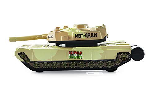 Image of Negi Battle Tank Pull Back Toy for Kids Display Piece (Colour May Vary)