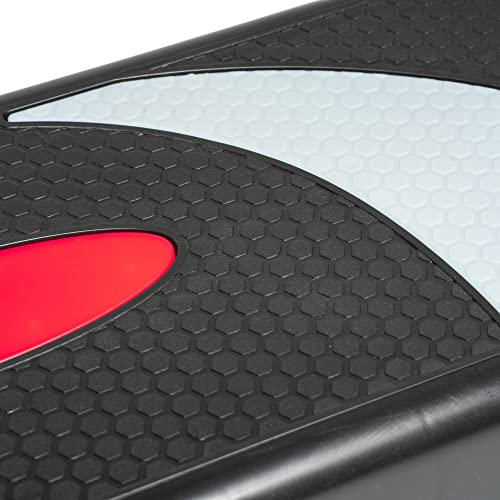 PRISP Adjustable Exercise Step Platform - 3 Levels (4''/6''/8'') 31