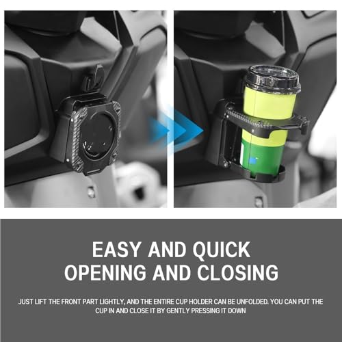 Porte-gobelet Moto VOGE SR4 Max Support Tasse Eau Boisson Guidon - 3