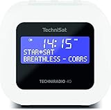 Hochwertiges LCD-Display: Auf dem integrierten Bildschirm des Radioweckers werden neben Uhrzeit auch Sendernamen und Programminformationen angezeigt. Das Display lässt sich zudem dimmen