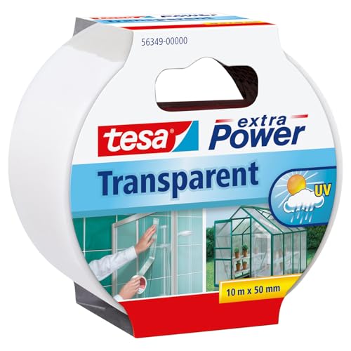 tesa Reparaturband extra Power, transparent, 10m x 50mm