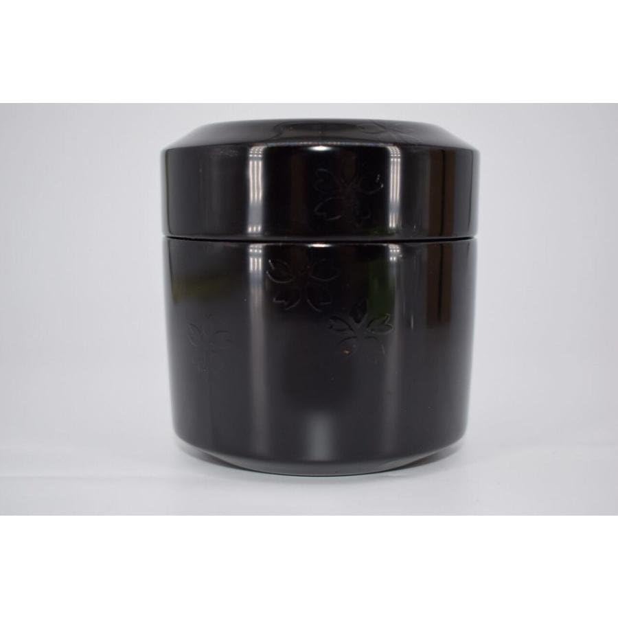 茶道具　薄茶器　夜桜蒔絵雪吹棗　塗師峯清作　桜花闇蒔絵雪吹棗　美品！！ Amazon.co.jp: 茶道具 夜桜蒔絵 雪吹 薄茶器 峰清 作 桐箱入り