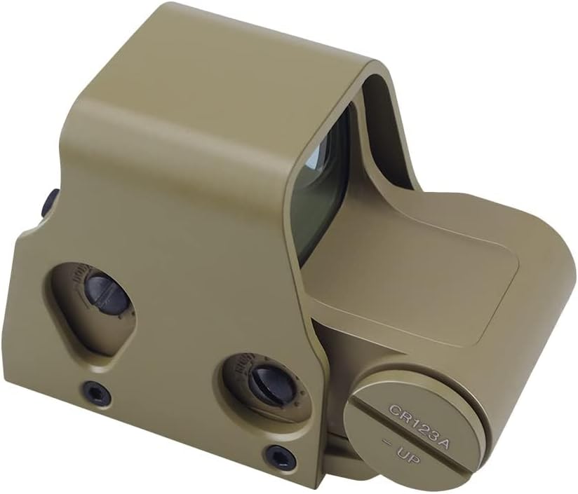 558 553 552 551 Holographic Red Green Dot Reflex Sights Metal Scopes with QD Quick Release Detach Rail Base Mount Adapter，Clear Dot Reticle Adjustable Brightness Fucntion，Fits for 20mm Picatinny Rail