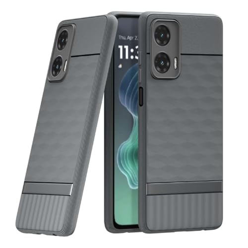 Image of Shockproof Case for Motorola Moto G35 5G | Full Camera Protection | TPU Flexible Back Cover for Motorola Moto G35 5G (Graphite Grey)