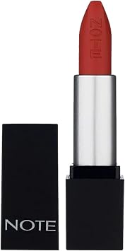 Note Cosmetics Mattever Lipstick 17 Dress Red Yar  Mat Saten Biti li Ruj, K z l Kahverengi