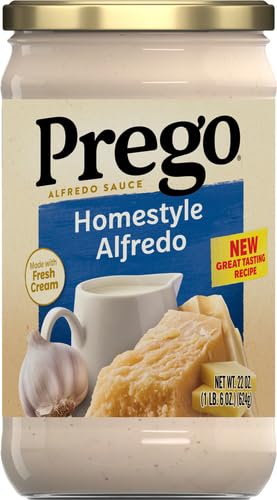 Image of Prego Homestyle Alfredo Pasta Sauce,22 oz Jar,(Pack of 4)