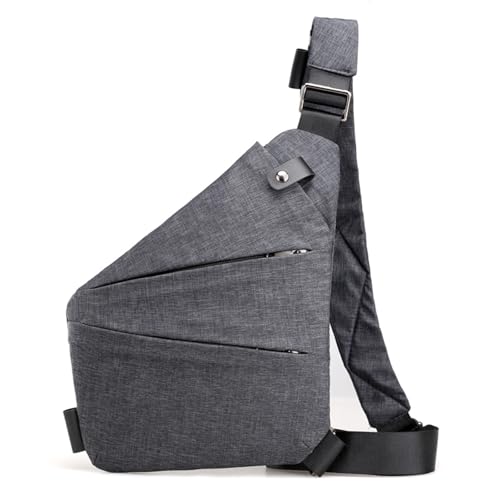 MAXTOP Anti Theft Crossbody Bag for Women Men Multi-Pocket Travel Slim Sling Bag with Adjustable Strap