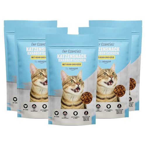 by Amazon Katzensnack, Huhn und Käse, 70g (5er-Pack)