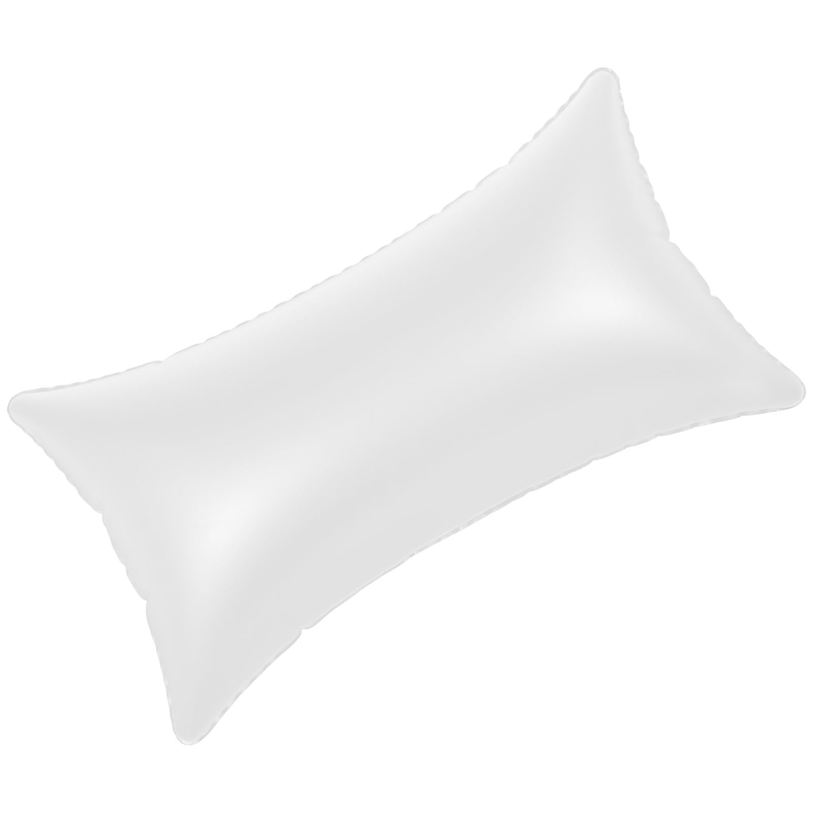 Toddmomy Cuscino Gonfiabile Trasparente in Pvc 40x70 Cm per Campeggio e Viaggi, Inserto Portatile Ergonomico per Cuscino da Esterno e Divano, Supporto per Testa e Collo