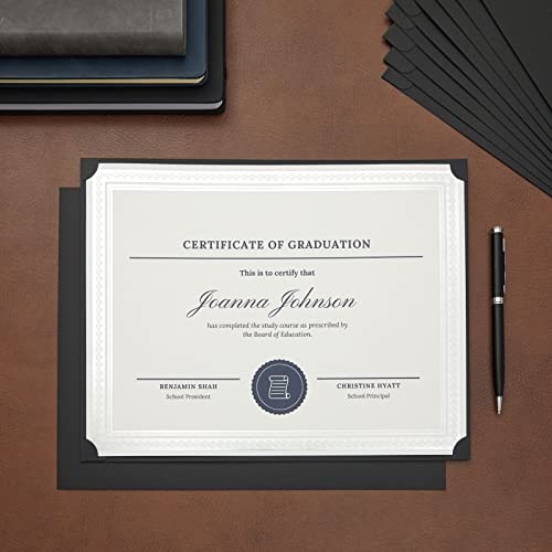 image for Sustainable Greetings 48-Pack Single Sided Award Certificate Holders -
