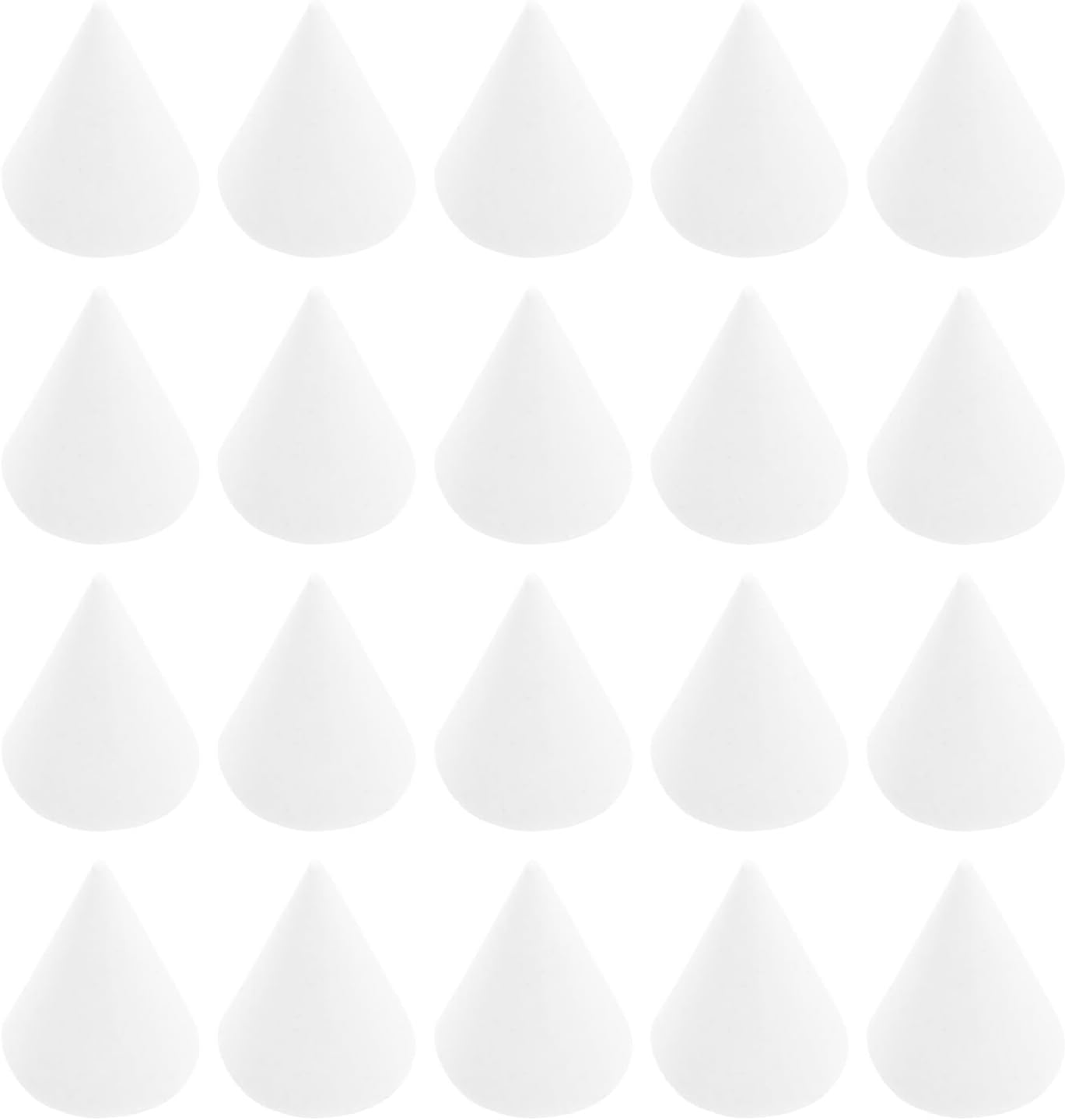 NULYLU 50pcs Cone Ceramic Kiln Firing Stilts Refractory Support Nails High Temperature Resistant Pottery Kiln Accessories for Clay Artists and Workshops