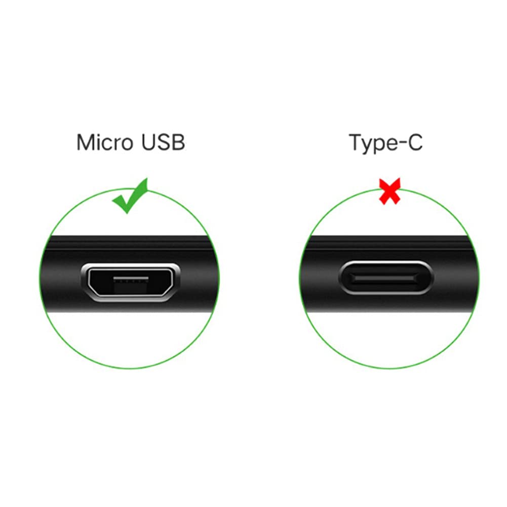 USB Auf Micro USB 90° Winkelkabel – 20 Cm, Links Abgewinkelt | Für Handys, Tablets & Kameras | Schnelles Laden & Datenübertragung
