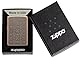 Zippo Sturmfeuerzeug - Indisches Muster - Rustikales Bronze - Laser Gravur - Wiederverwendbar - Windfestes Benzinfeuerzeug - Geschenkbox - Made in USA