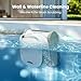 Poolmate Hydro 4 SE Corded Robotic Pool Cleaner, 150W 180μm Class Basket Filter Pool Vacuum with Climbing Walls & Floors, Ideal for Inground Pools Up to 40FT Long Cable