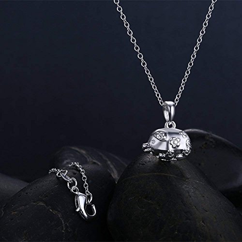 Zhiwen 925 Sterling Silver Chinese Zodiac Amulet Pendant Necklace Various Animals, Men And Women Charm Necklace Gifts (Pig) #TOP3