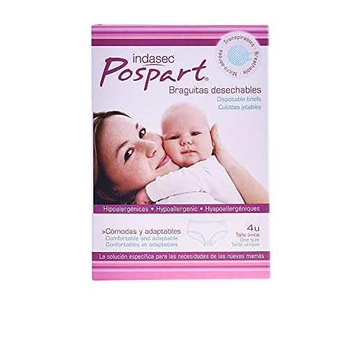 Indasec Braguitas Desechables Posparto - 4 Braguitas