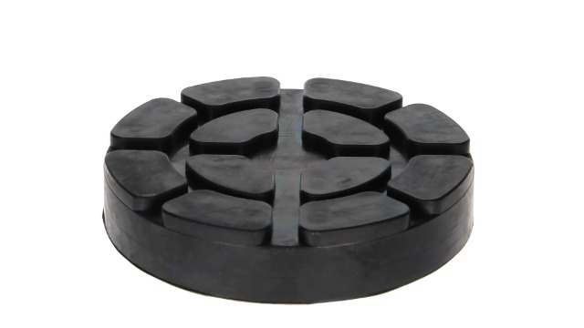 4 Tamponi A Cuffia Per Ponte Sollevatore 125 Mm - Gomma Piena, Grip Antiscivolo, Made In Italy - Foto 5