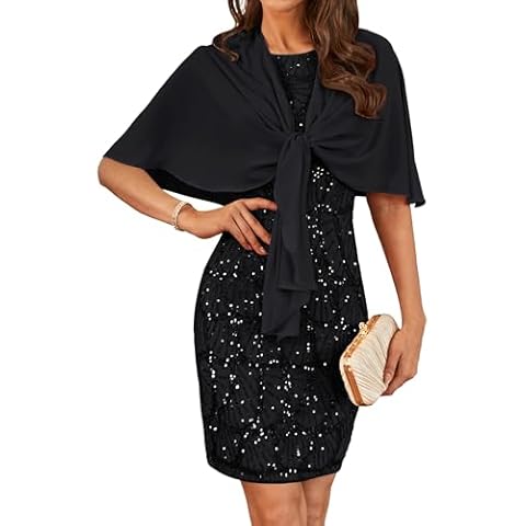 GRACE KARIN Sparkly Sequin Dress Set Cover