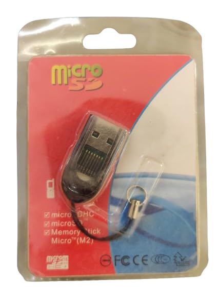 MicroSD and SD Card Reader, USB Powered, Supports MicroSD and SD Cards