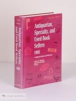 Antiquarian, Specialty, and Used Book Sellers: A Subject Guide and Directory 1993 1558887660 Book Cover