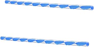 Jutagoss Twisted Line Acrylic Rod Solid Plastic Bar for DIY Crafts 8mm Diameter 250mm Length Dark Blue 2Pcs