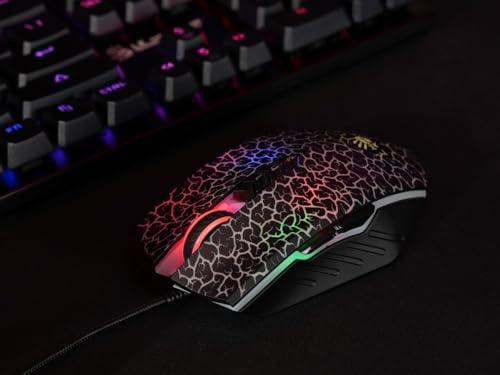 A4Tech Bloody A70 souris USB Laser 4000 DPI - Souris (Ambidextre, Laser, USB, 4000 DPI, Noir) – vue 5