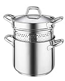 cuocipasta elettrico amazon Strumento IDEALE per la cottura di ogni tipo di pasta. Dotato di un cestello forato: scolatura facile e veloce + permette cottura al vapore. Robuste maniglie di forma tubolare. Per una pasta perfetta, si consiglia di acquistare anche un wok per saltare la pasta.