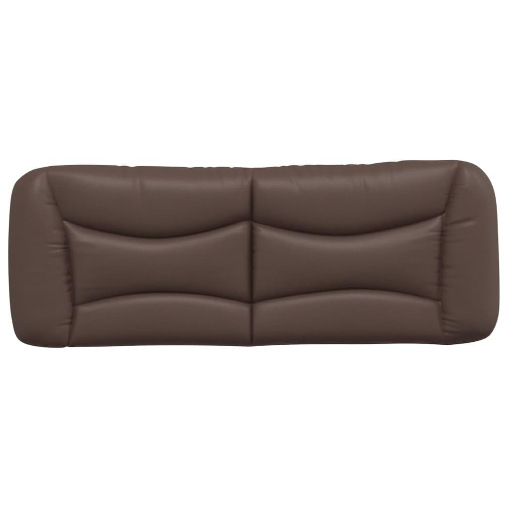 vidaXL Hoofdbordkussen Hvar 140 cm kunstleer bruin, hoofdbord kussen, kussen hoofdbord, hoofdbord bed kussen, hoofdeinde kussen, kussen hoofdeinde bed