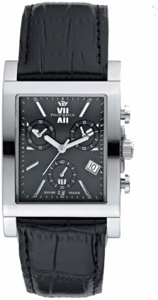 Philip Watch R8271924095 - Orologio da polso da uomo, cinturino in pelle :  Amazon.it: Orologi
