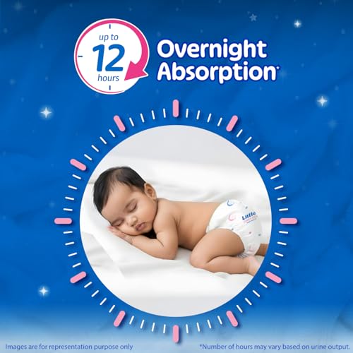 Image of Little's Baby Diapers L Size (Large) Pants Style | 9-14 kg | 30 Count | Comfy Nights Baby Diaper Pants with Leakage Guard & Upto 12 Hours Absorption (30 Count, Pack of 1)