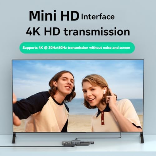 Caja magnética 4K M.2 2230 NVMe SSD USB C 10Gbps miniatura 6