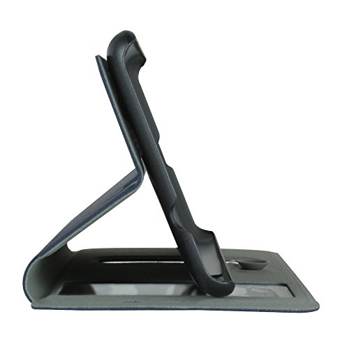 Image of Heartly GoldSand Sparkle Luxury PU Leather Window Flip Stand Back Case Cover for Coolpad Note 3 / Coolpad Note 3 Plus - Power Blue