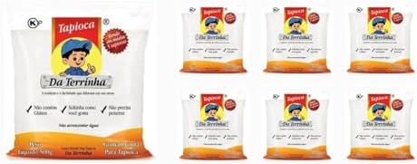 Tapioca Da Terrinha 500g - kit c/ 6 unds