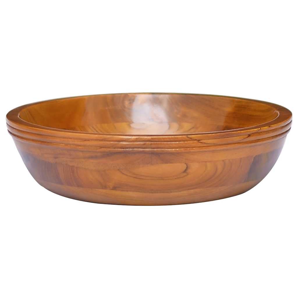vidaXL Umywalka z drewna tekowego, Φ40x10 cm