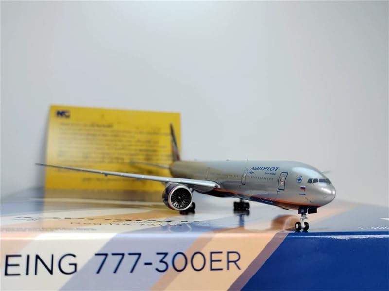 ACE HOBBY NG Models for Aeroflot for Boeing B777-300ER RA-73148 1:400 Aircraft Pre-Built Model