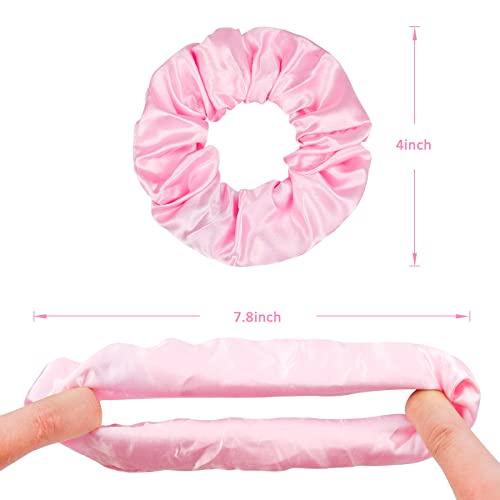 Eaone 15Pcs Led Hair Scrunchies For Women, Light Up Satin Scrunchy Hair Ties For Girls. Elastic Hair Bands Glow In The Dark Halloween Party Favor Hair Accessories For Glowing Neon Party, 3 Light Modes #TOP4