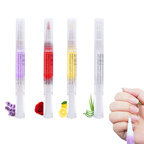 Penna Olio per Unghie e Cuticole, 4 Pezzi