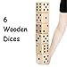 WIn SPORTS Giant Yard Dice Game Set,Wooden Classic Yard Game 3.5