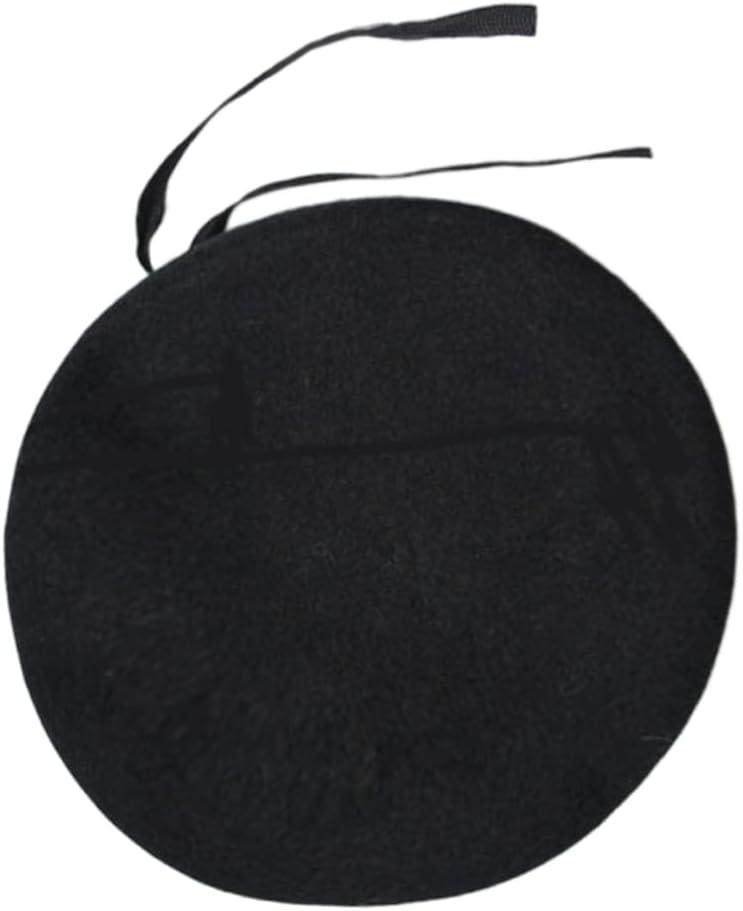 Holibanna 3pcs Unisex Adjustable Black Wool Beret Hat for Spring Autumn Stylish Sun Cap for Driving and Outdoor Activities Cozy Fashion Accessory for Men and Women