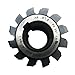 GBJ Involute Gear Hob Cutter High Speed Steel Milling Cutter 30° Pressure Angle Cutting Tool Industrial Supplies 22mm-27mm Bore (M1.5* a30°)