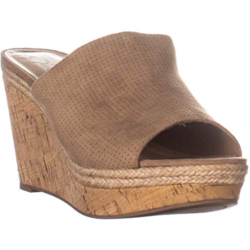 American Rag Womens Shira Peep Toe Special Occasion Platform, Beige, Size 8.0