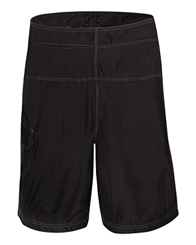 Burnside Men's 9301 Solid Board Shorts Swim Trunks (30, Black)3