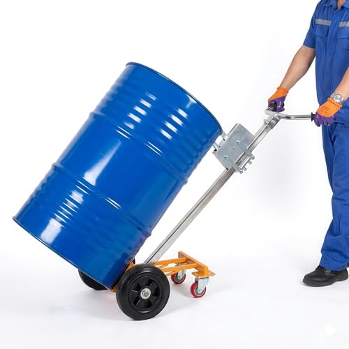 Carretilla para barriles 55 galones 1000 lbs capacidad miniatura 1